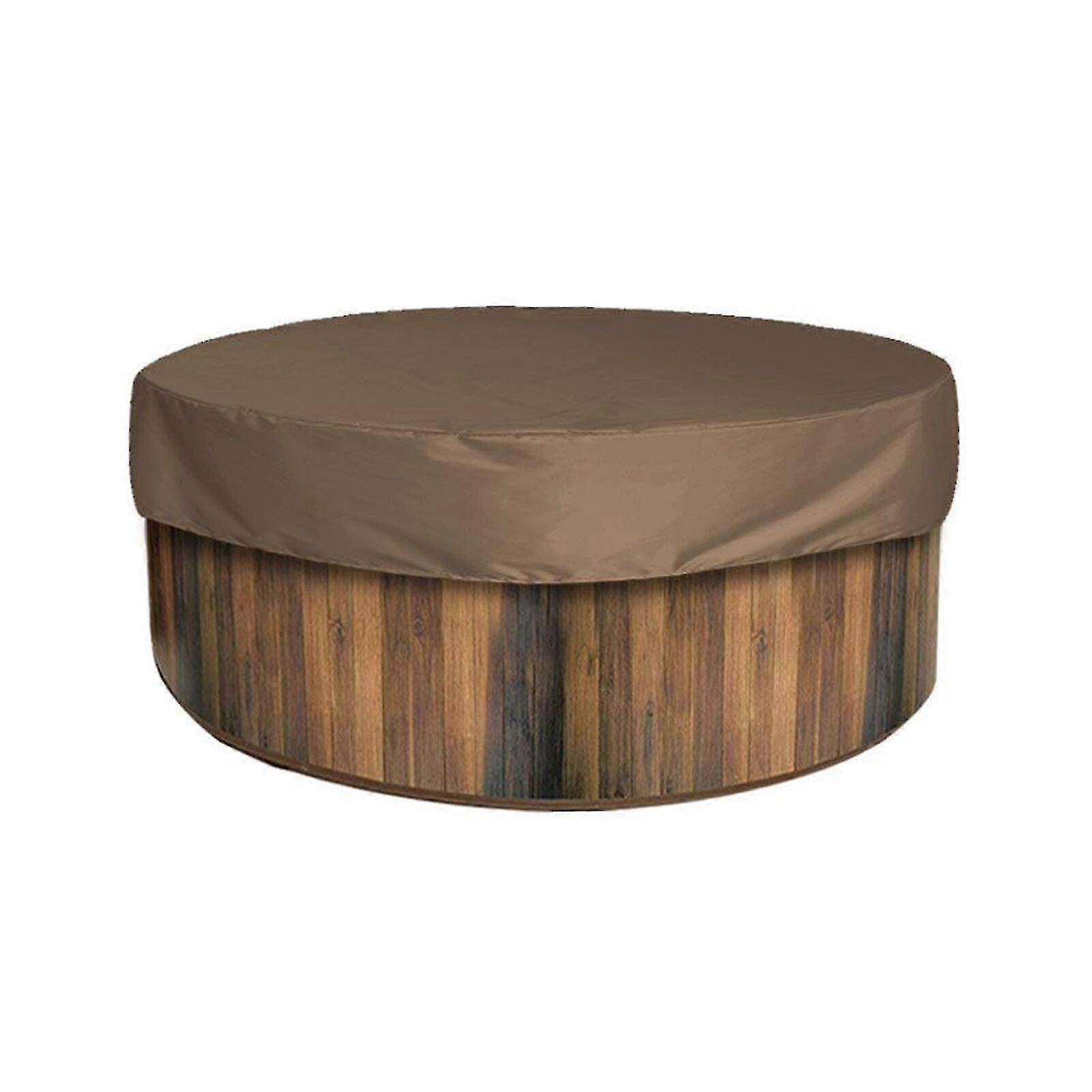 غطاء حوض الاستحمام الساخن المستدير يغطي حوض الاستحمام الساخن المقاوم للأشعة فوق البنفسجية يغطي حوض الاستحمام الساخن في الهواء الطلق f26