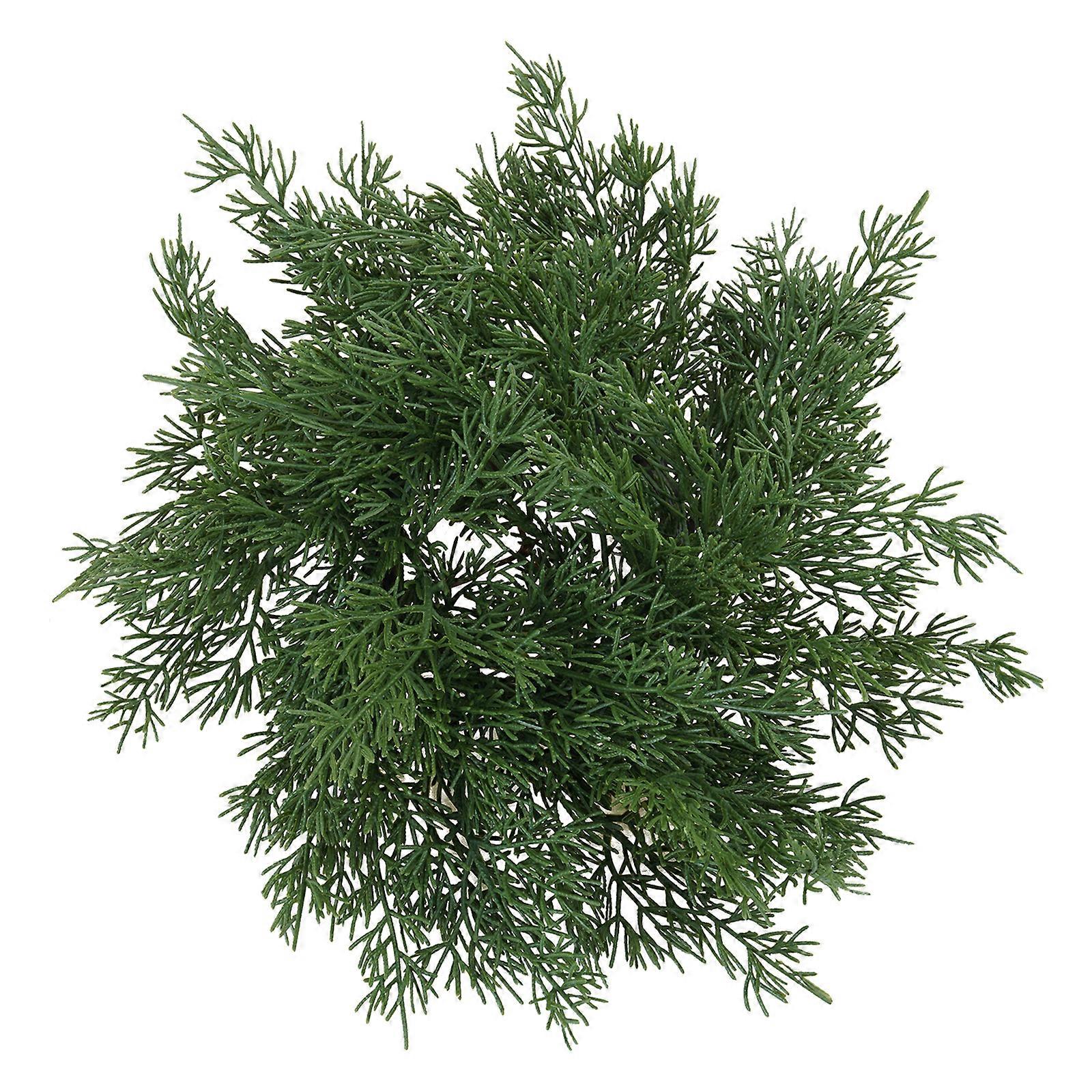 Christmas Artificial Snow Pine Needle Candle Rings Wreaths Garland for Christmas Wedding Home Decors Table Ornament Multicolor