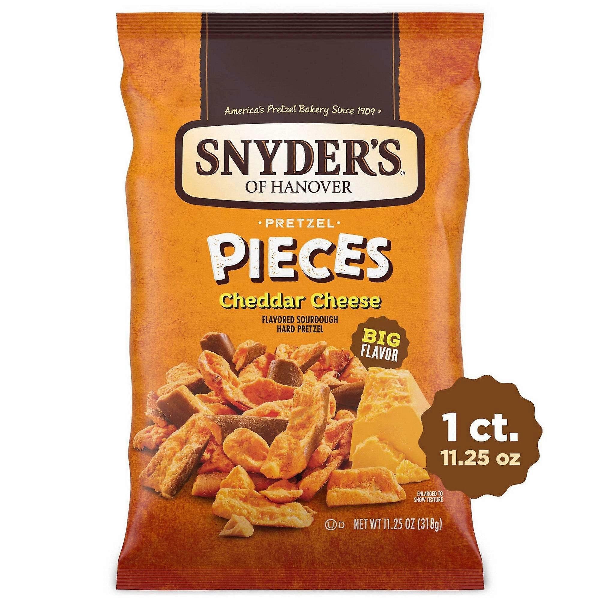 قطع سنايدر أوف هانوفر تشيدر تشيدز تشيز بريتزل ، 12 أونصة