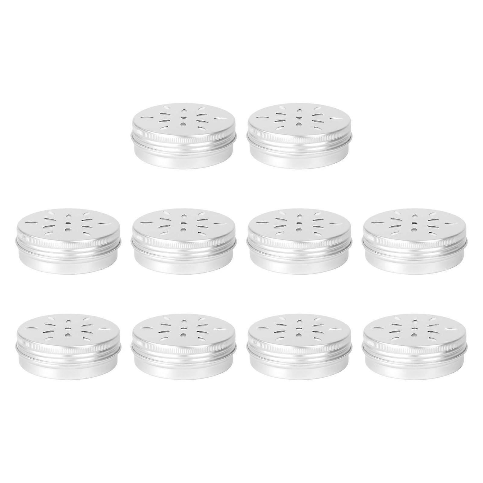 10lots Interactively Dog Training Aluminum Container for Odor Detection Exercises and Cognitive Challenge Multicolor