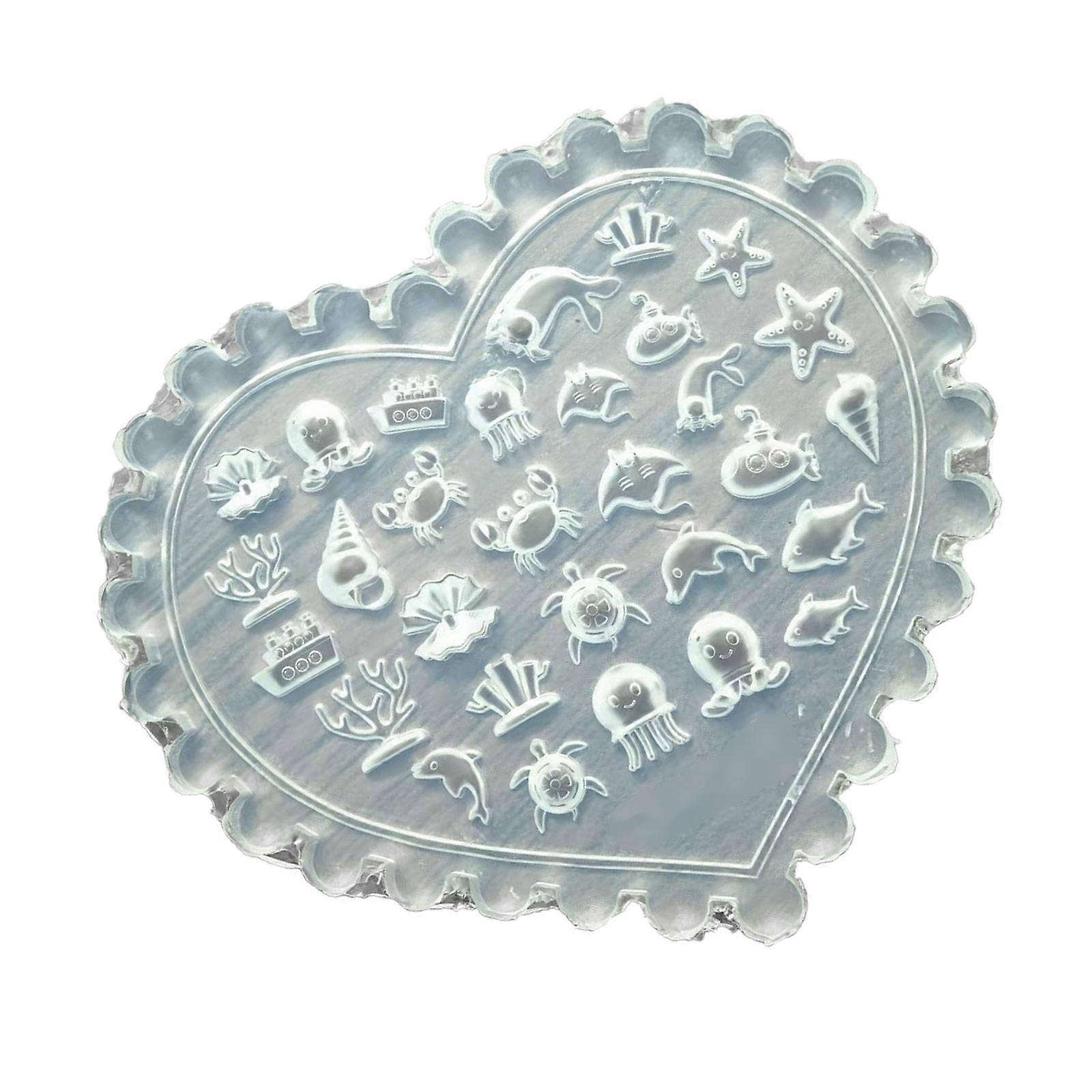 Stable Pin Art Compound Stamp With Naval Gouged Relief Shell And Marine Designs Customized Decorations Multicolor