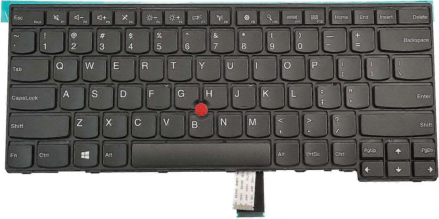 US Layout Keyboard No Backlight Replacement for 04Y0824, 04Y0862, 04Y2726, 04Y2756, 0C02253 Fit for ThinkPad