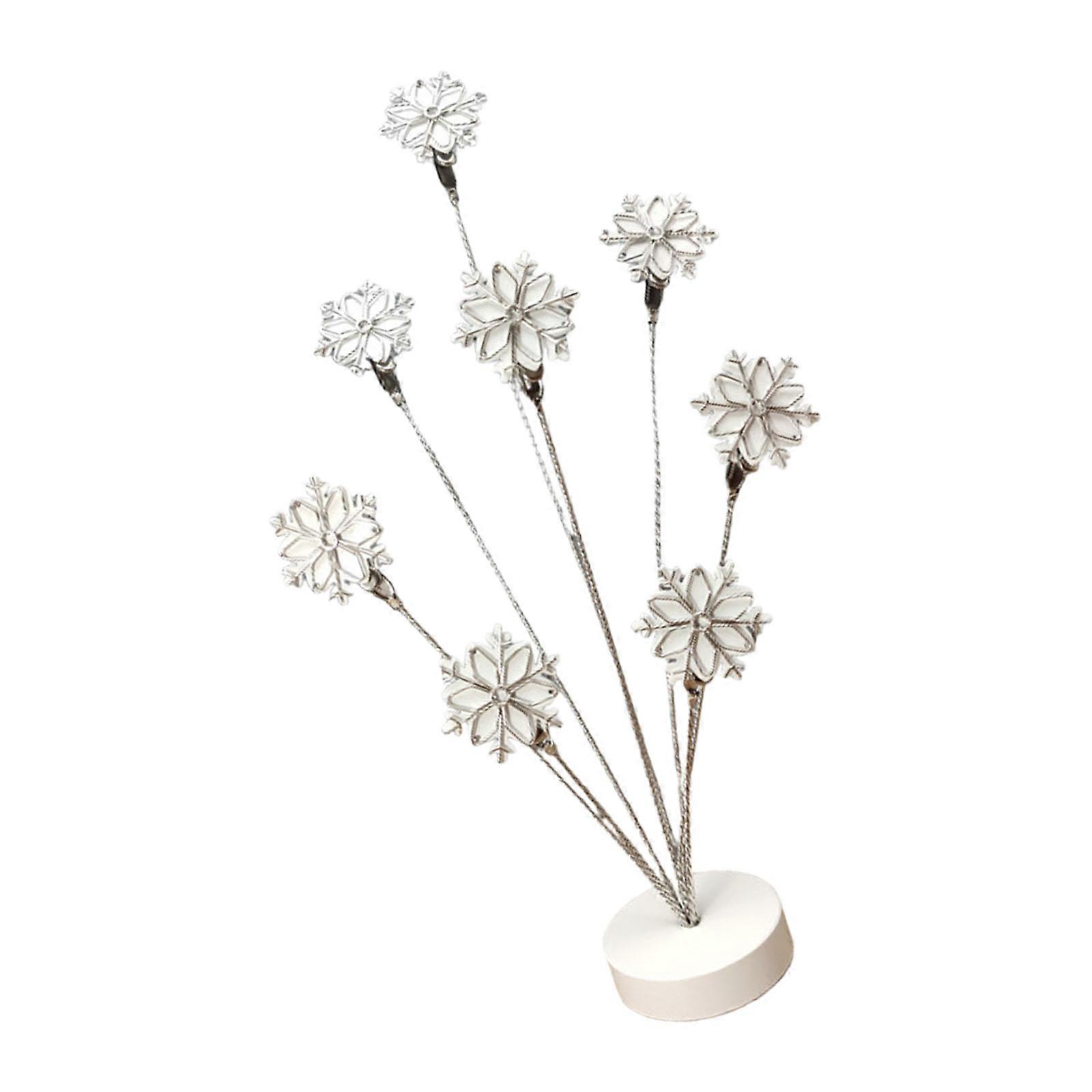 Snowflake Metal Note Memos Clip Holder Multifunctional Photo Tree Holder Picture Display Stand For Card Photo Display Multicolor