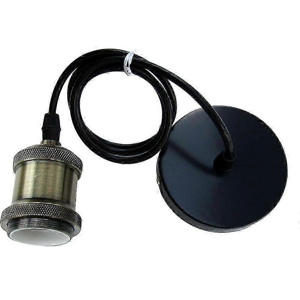 Retro E27 Ceiling Lamp Holder Pendant Light Socket Screw Fitting Base With Wire  hy