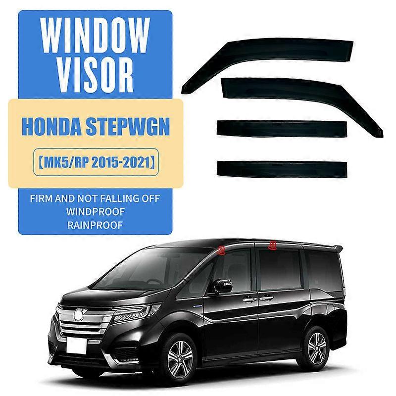 For Honda  Step Wgn MK5 RP 2015-2021  Window Visor Wind Deflectors Visors Vent Shades Rain Guard Shades  Ventvisor Window Visor