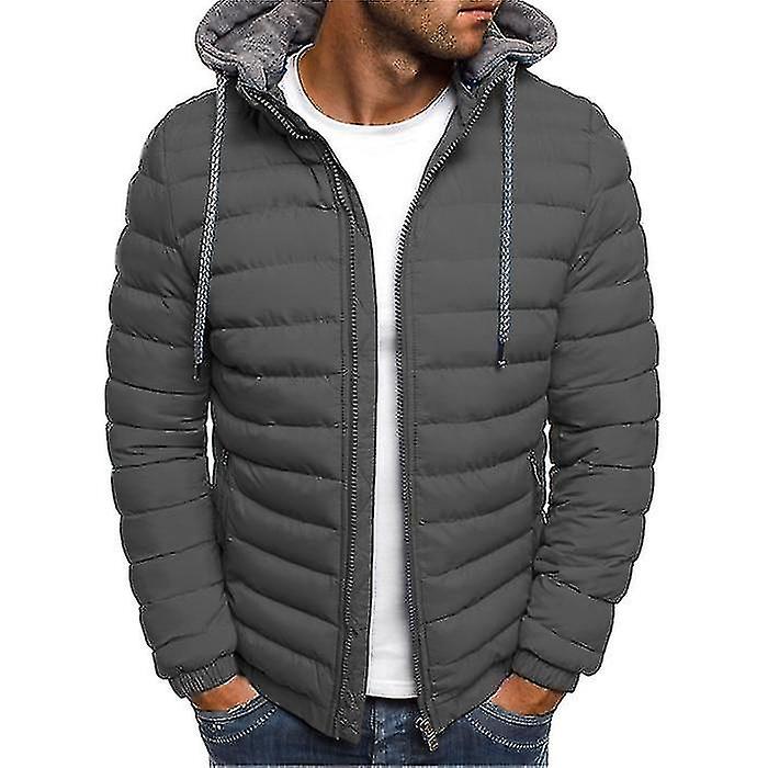 Winter Thick Hooded Jacket-detachable Hat