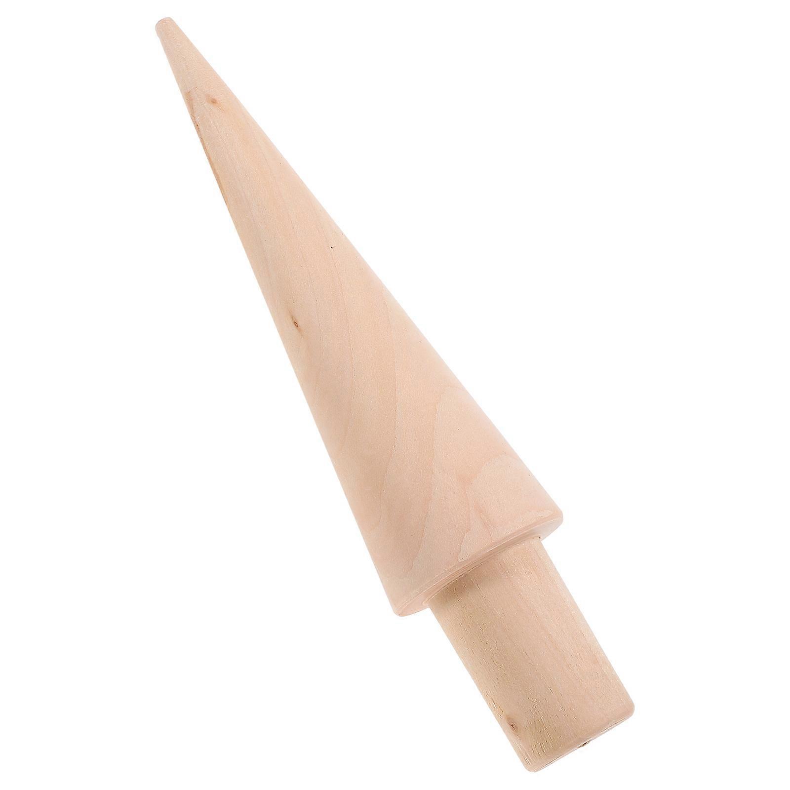 Wooden Ice Cream Cone Mold for Baking Use Waffle Cone Maker