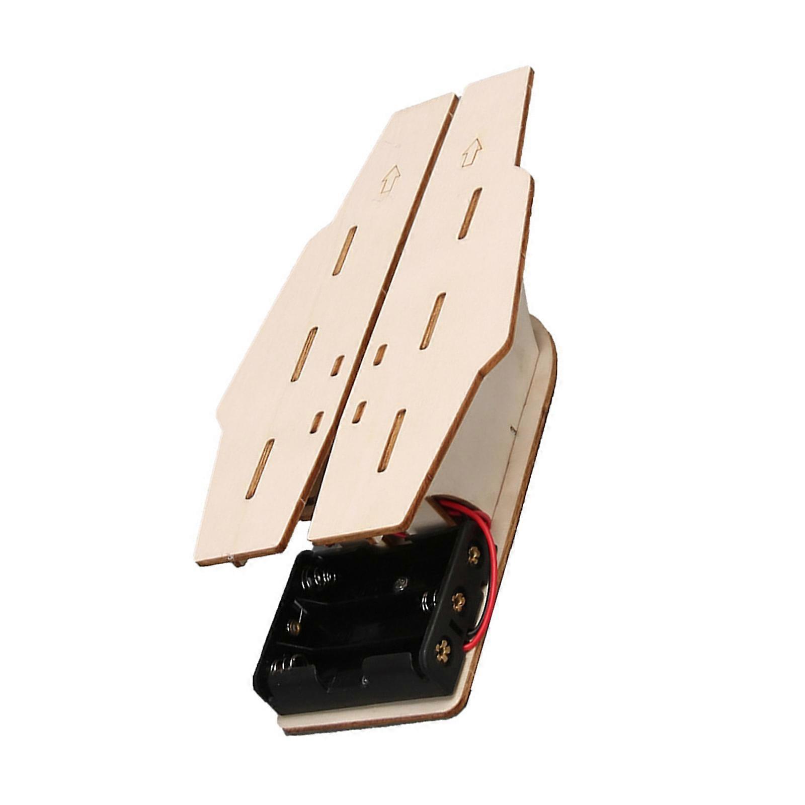 Multifunctional Paper Airplanes Catapult Toy Set for Children’s Science Experiments and Creative Playing Accessory  Log Color