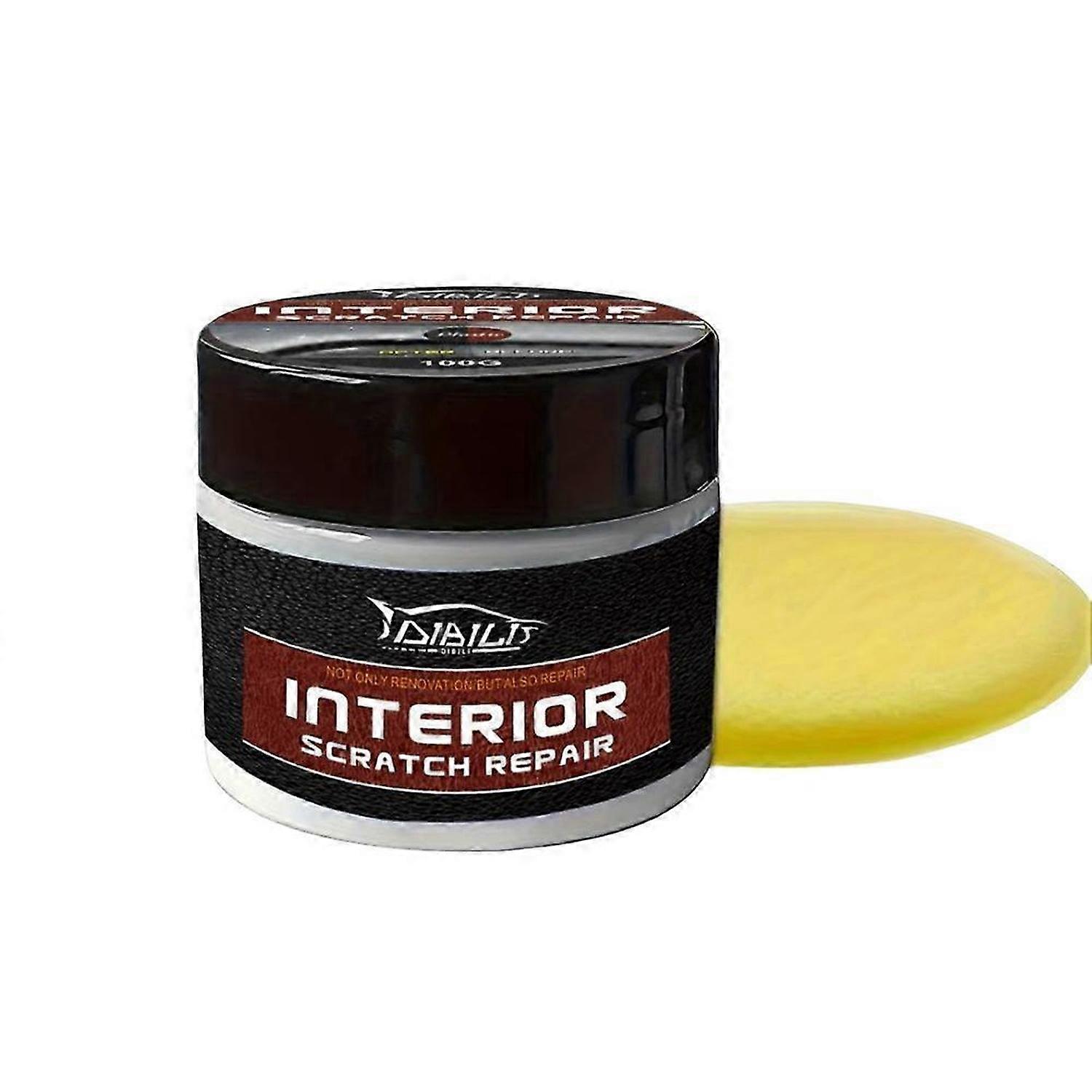 Εσωτερικό αυτοκινήτου Scratch Repair Kit Ταμπλό &; πλαστική κρέμα αποκατάστασης για ενισχυμένη λάμψη Clean Polish Protective Shine Restorer