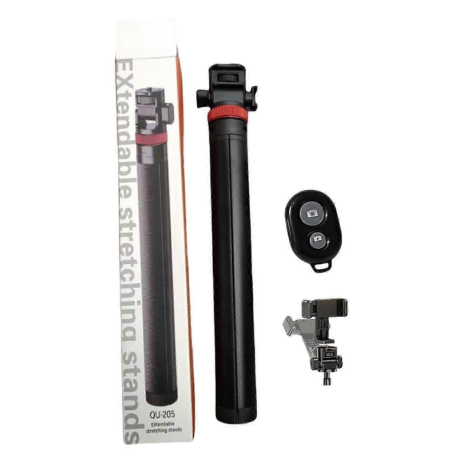 Ergonomic Grip Camera Selfportrait Stick Stand With 6 Stage Extendable Post Wireless Device For Smartphone Action Camera