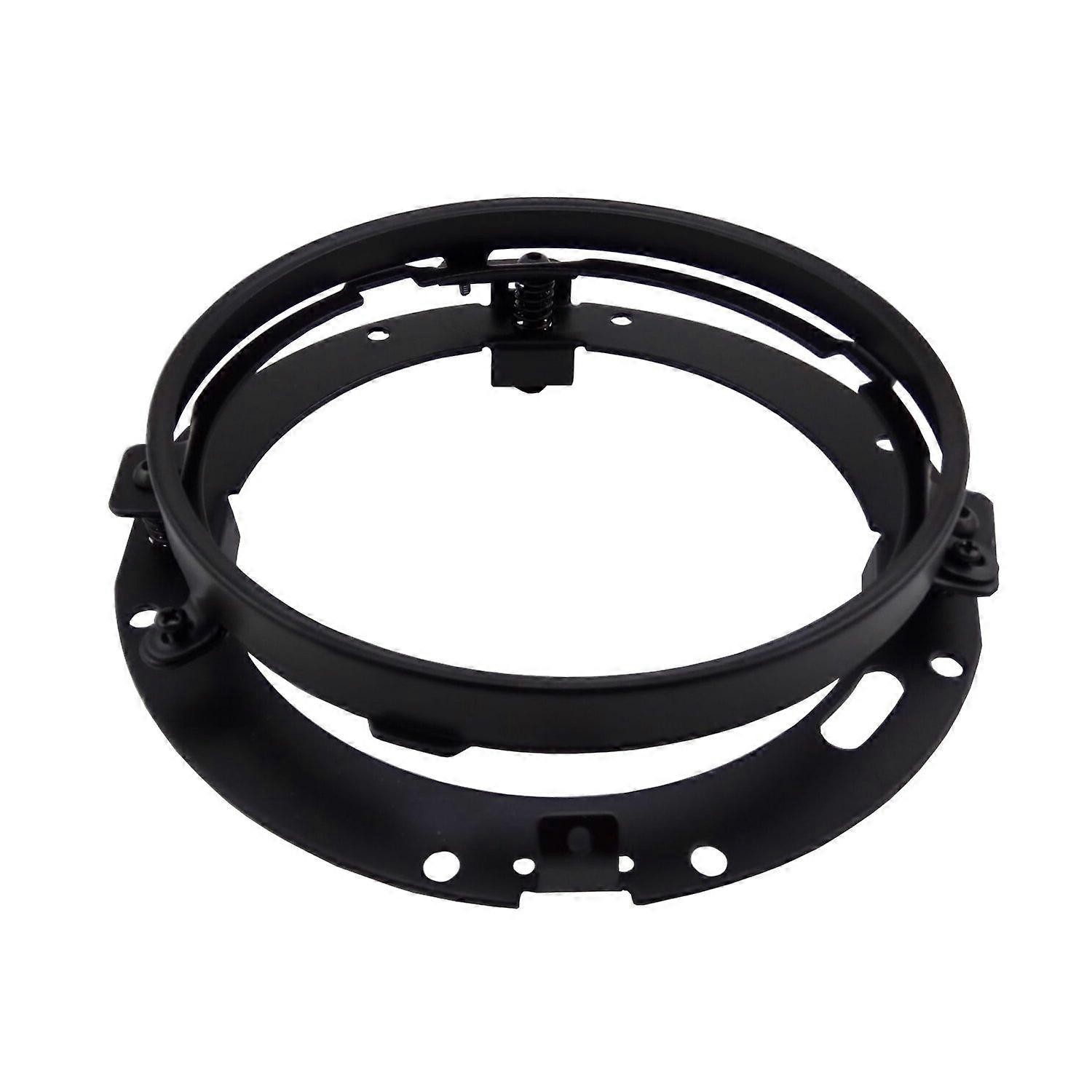7 Inch Round Headlight Mounting Bracket Ring Black for Motorcycle