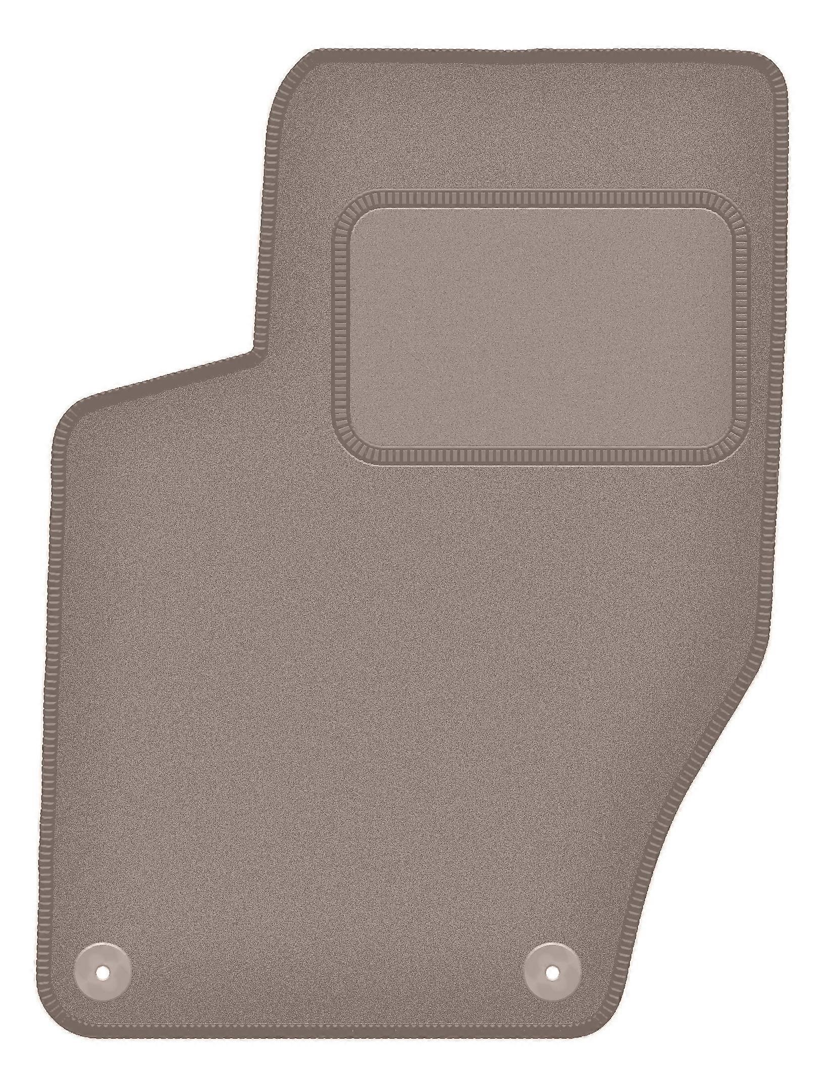 Alfombrilla de conductor beige para Citroën DS4 hatchback (2011-2015)