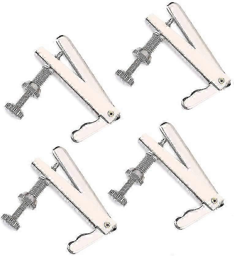 4pcs/set Cello String Adjusters, Metal Fine Tuners Cello Replacement Parts For
