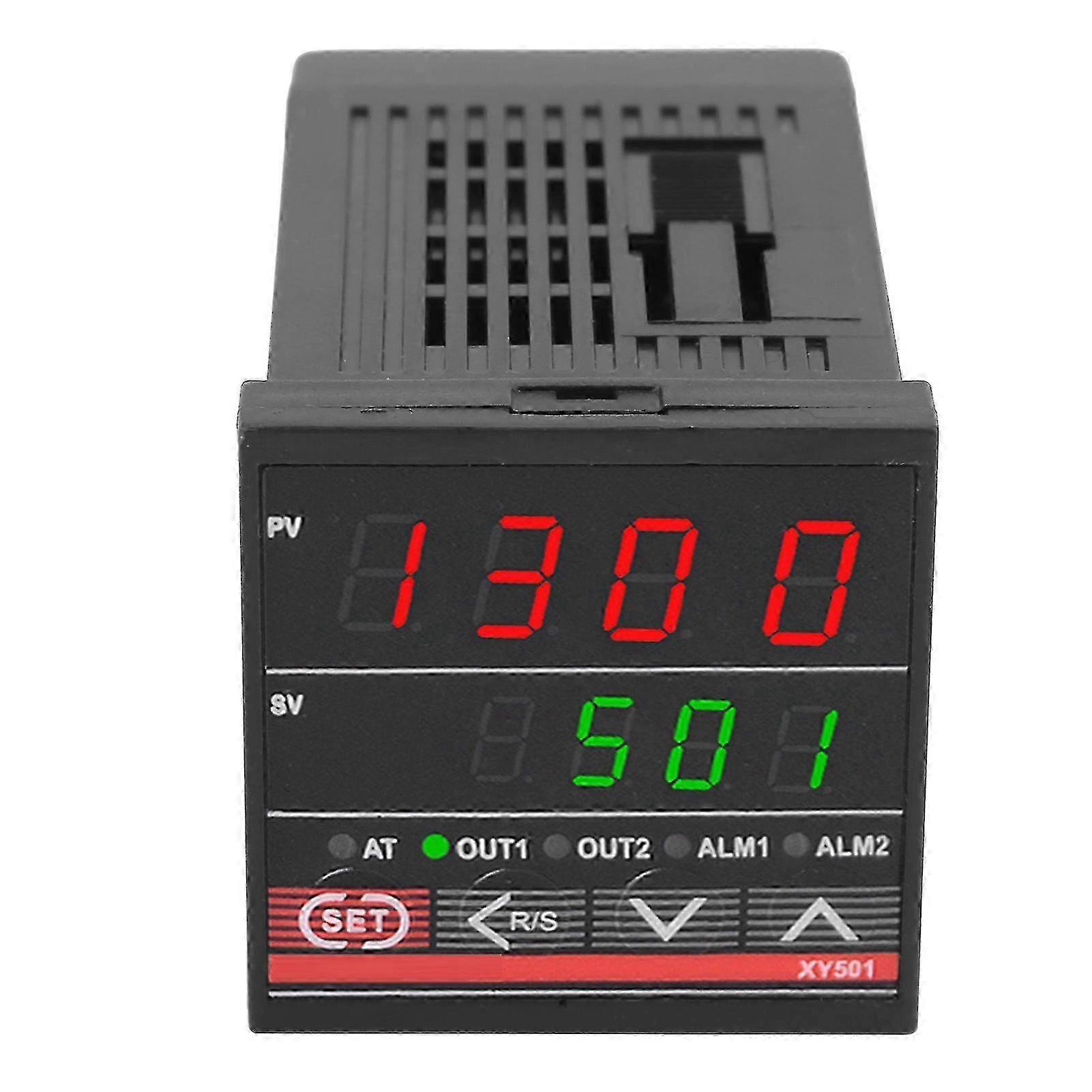 PID Temperature Controller Digital Heating Cooling Relay with Mounting Bracket 240V AC - Industrial Temp Control Device