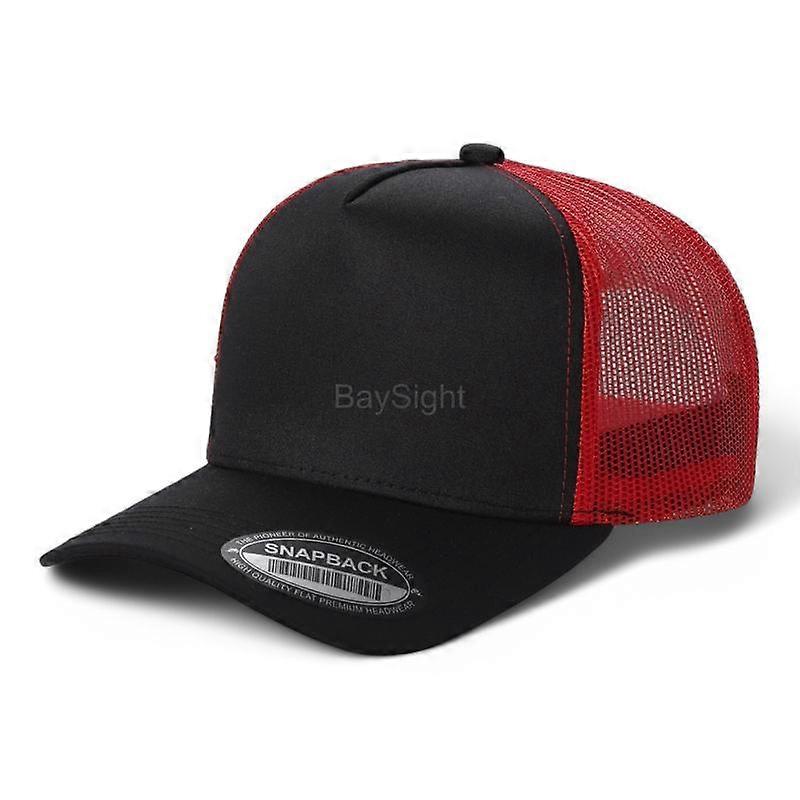 Snapback Hat Cotton Trucker Mesh Solid Adjustable Size Mens Baseball Cap Visor