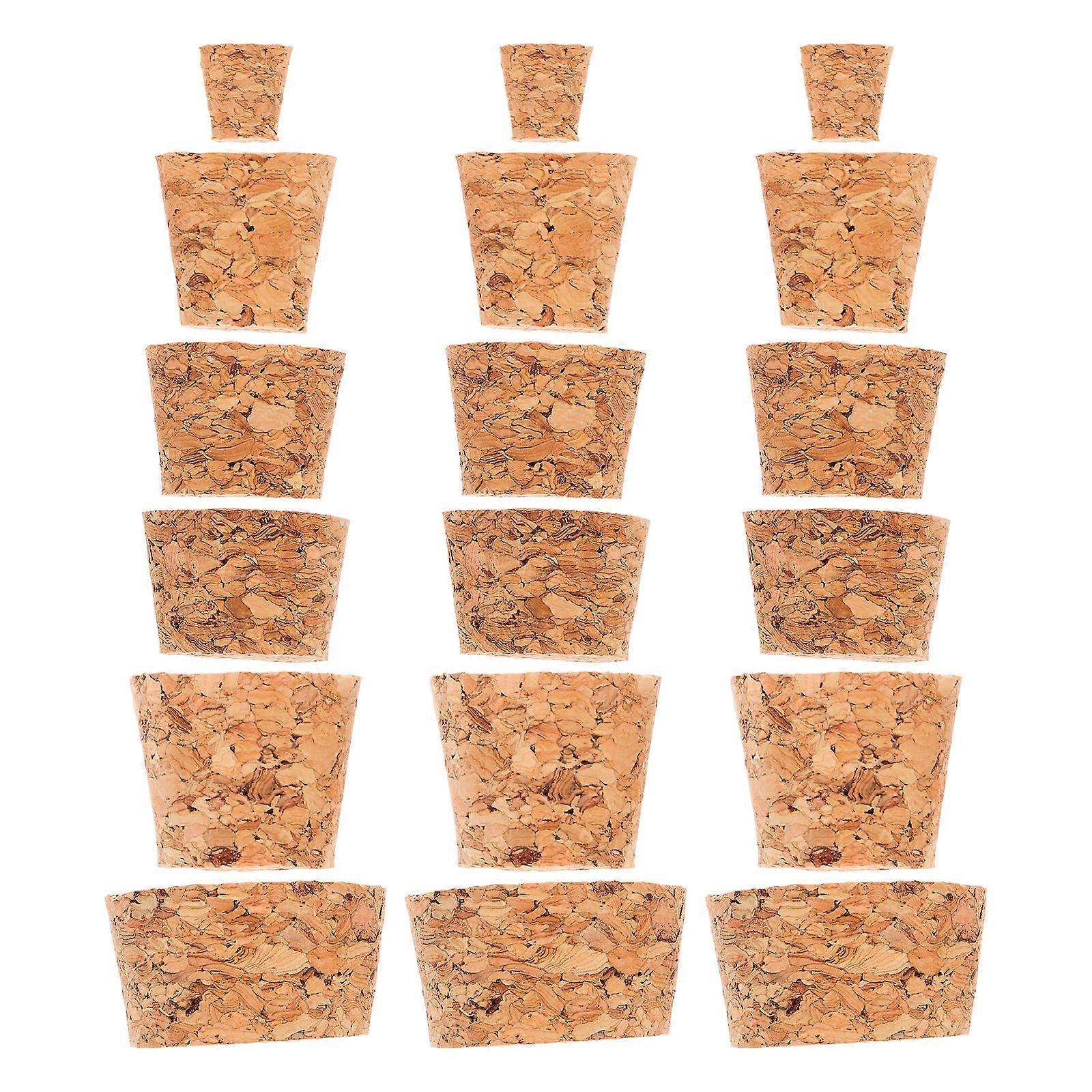 Wooden for Sealing 1Set Cone-Shaped