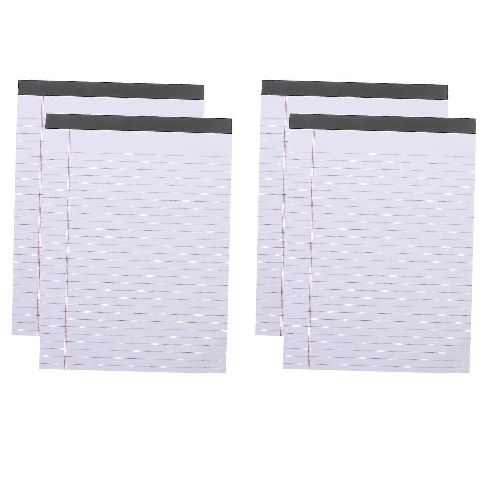 Desk Notepad Rectangular White Paper Task Management Schedule Planning 4Pcs