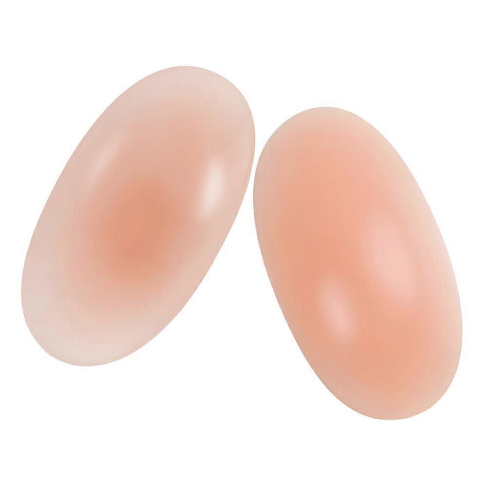 Self-Adhesive Silicone Shoulder Pads for Bra 1Pair Khaki Push Up Enhancer