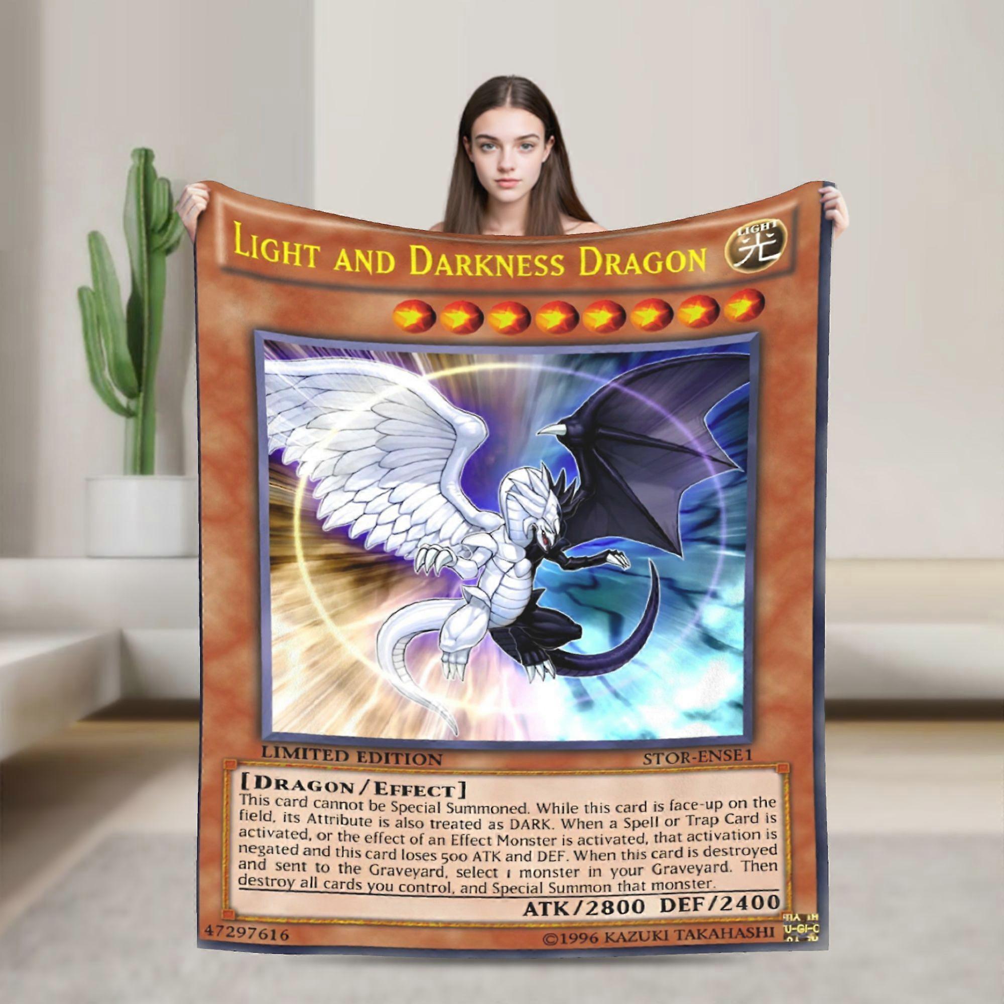 Anime Yu Gi Oh Card  Blankets Flannel Spring Autumn  Portable Super Soft Throw Blankets for Home Travel Plush Thin Quilt