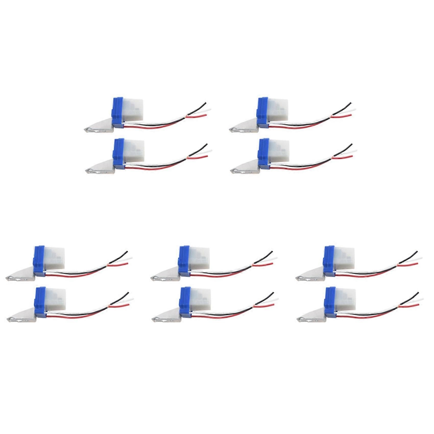 10Pcs Auto on Off Street Light Sensor Switch Photo Switch 220V 10a Automatic Switch