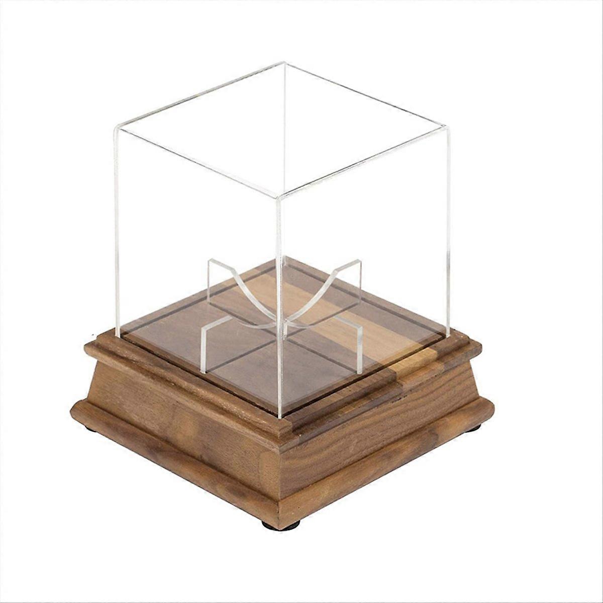 Softball Display Box, Clear Acrylic Display Cube Baseball Display Box