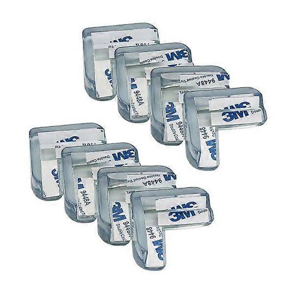 8x Corner protectors Transparent