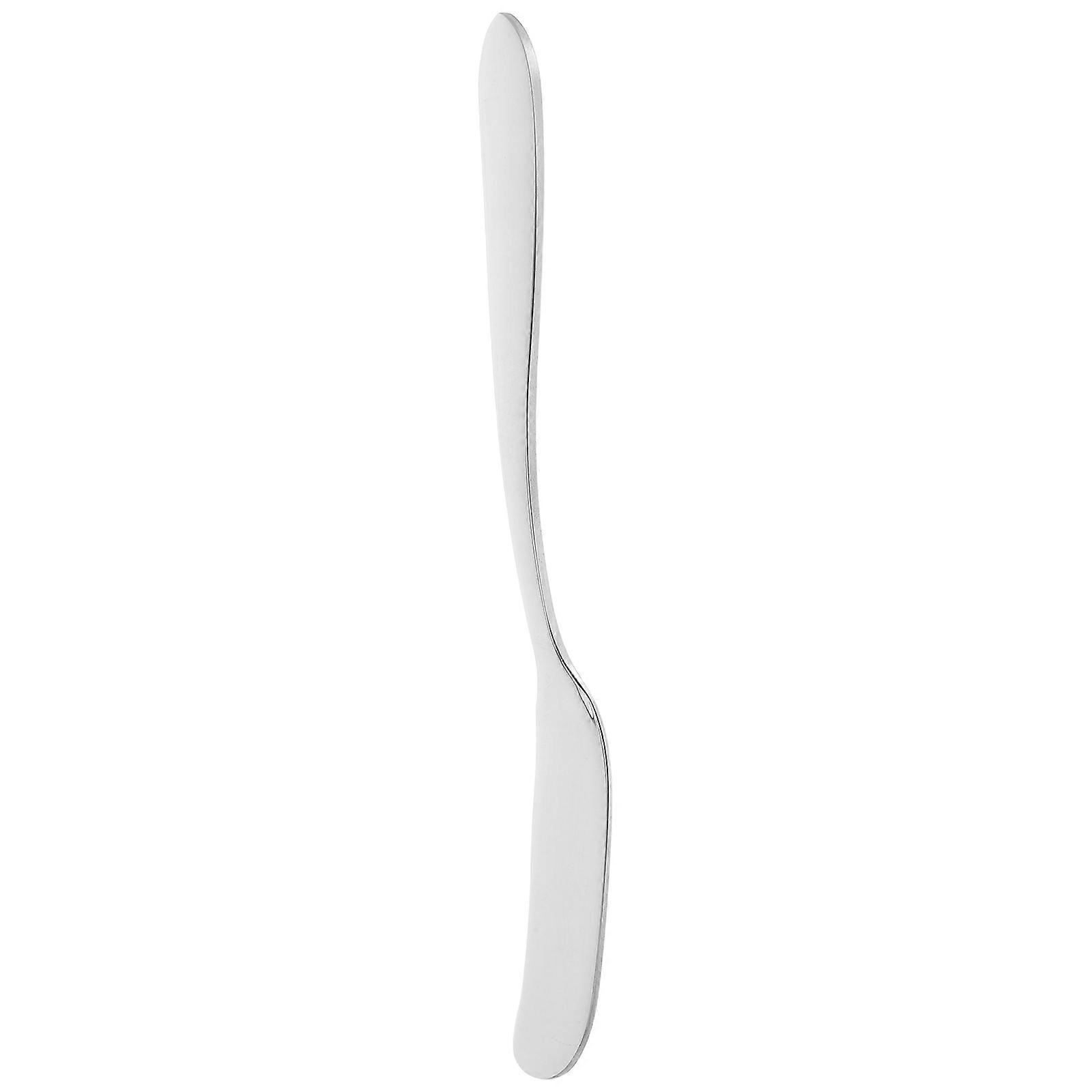 Silver Stainless Steel Dumpling Filling Spoon for Efficient Dumpling Making