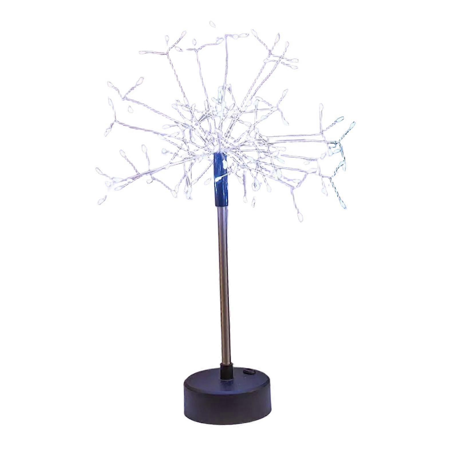Table Lamp Ambient Lamp Copper Wire Light Lighted Tabletop Tree for Mantle