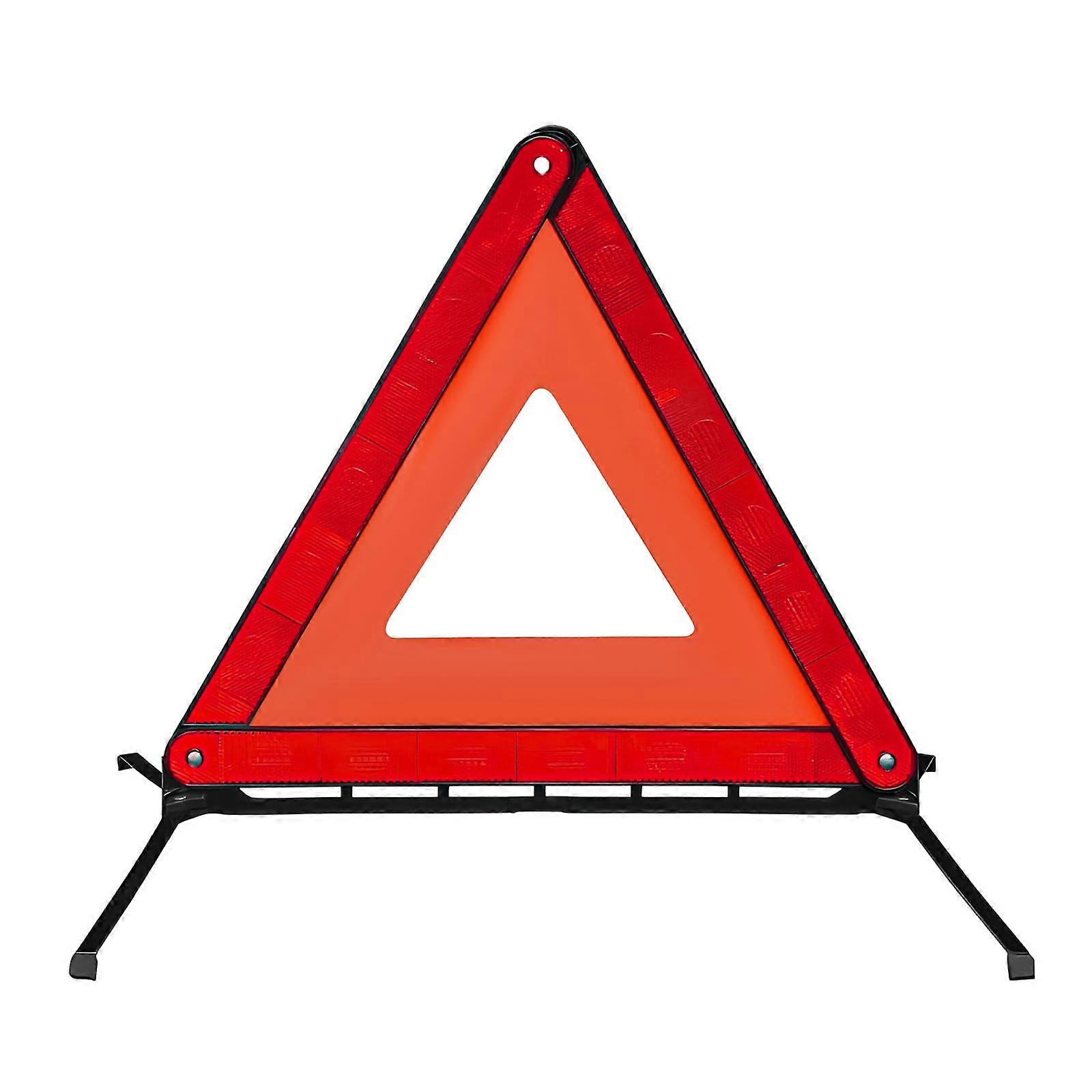 Emergency Warning Triangle with  Visibility Reflective Panels, Foldable Safety Sign for Car Breakdown, 1pcs