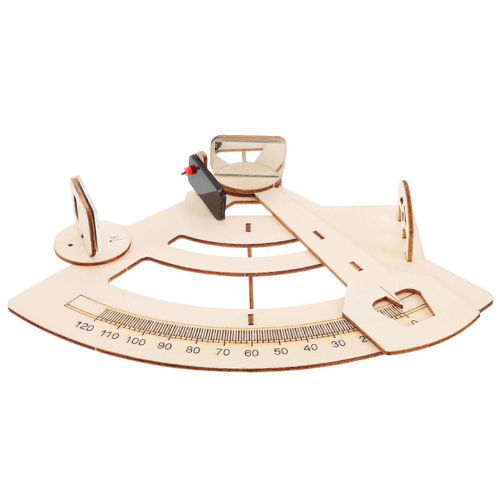 Handmade Toy Sextant Model for School Science Piece