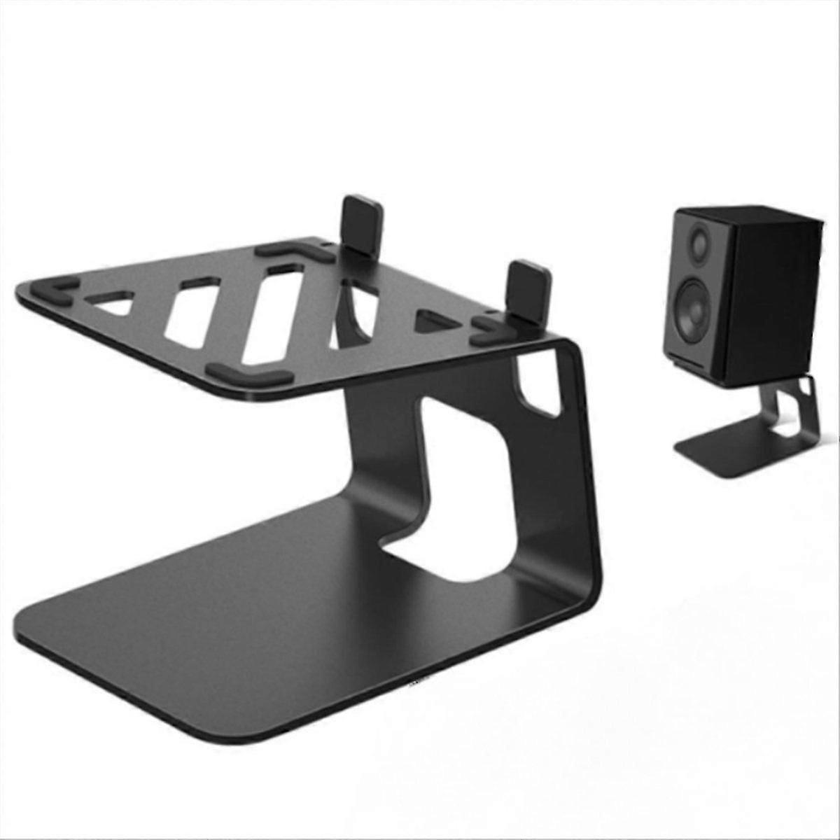 Metal Desktop Speaker Stand Ergonomic Universal Computer Speaker Risers Stand Stable Speaker Holder