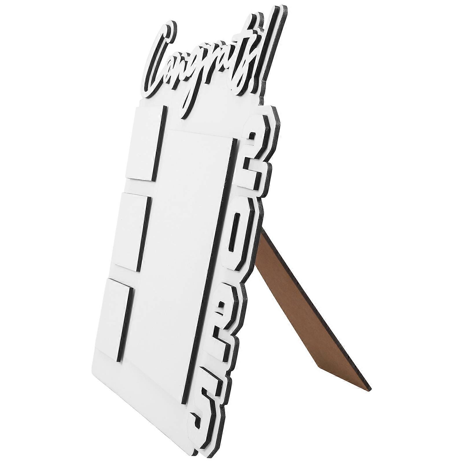 Sublimation Photo Frame for Graduation Party Mdf Desktop Frame White