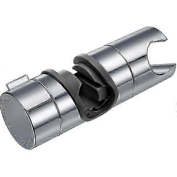Replaceable Hand Shower Holder, Shower Head Holder, 18-25mm Adjustable Diameter, Chrome ABS (Silver) Fast
