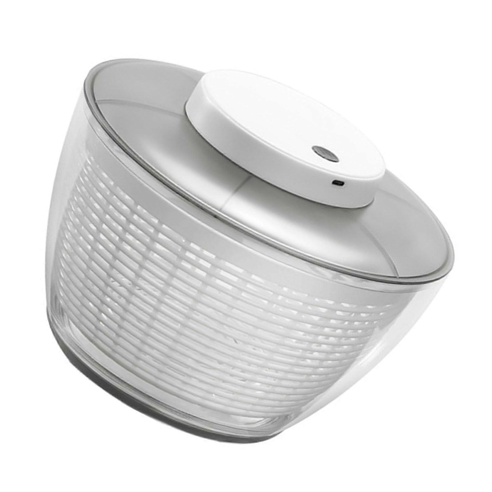 Electric Salad Spinner with Large 4750ml Capacity, Multi Functional Vegetable Washer and Dryer