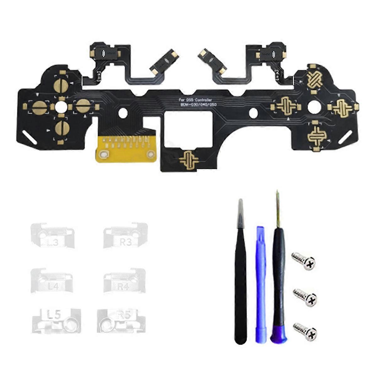 Ergonomic Micro-Switch Tactile Clicky Hair Trigger Kit for Controller BDM-030/040/050 Shoulder Button Mouse Click B