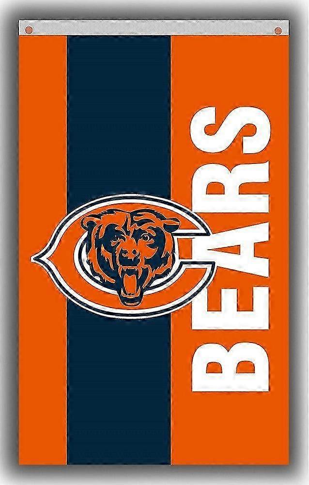 Chicago Football Team Memorable Flag Bears Vertical Shape 135