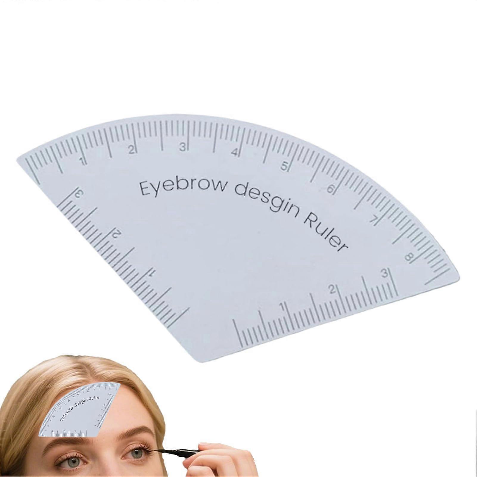 Adjustable Eyebrow Measuring Ruler for Accurate Symmetry Mapping, Professional Brow Shaping Tool