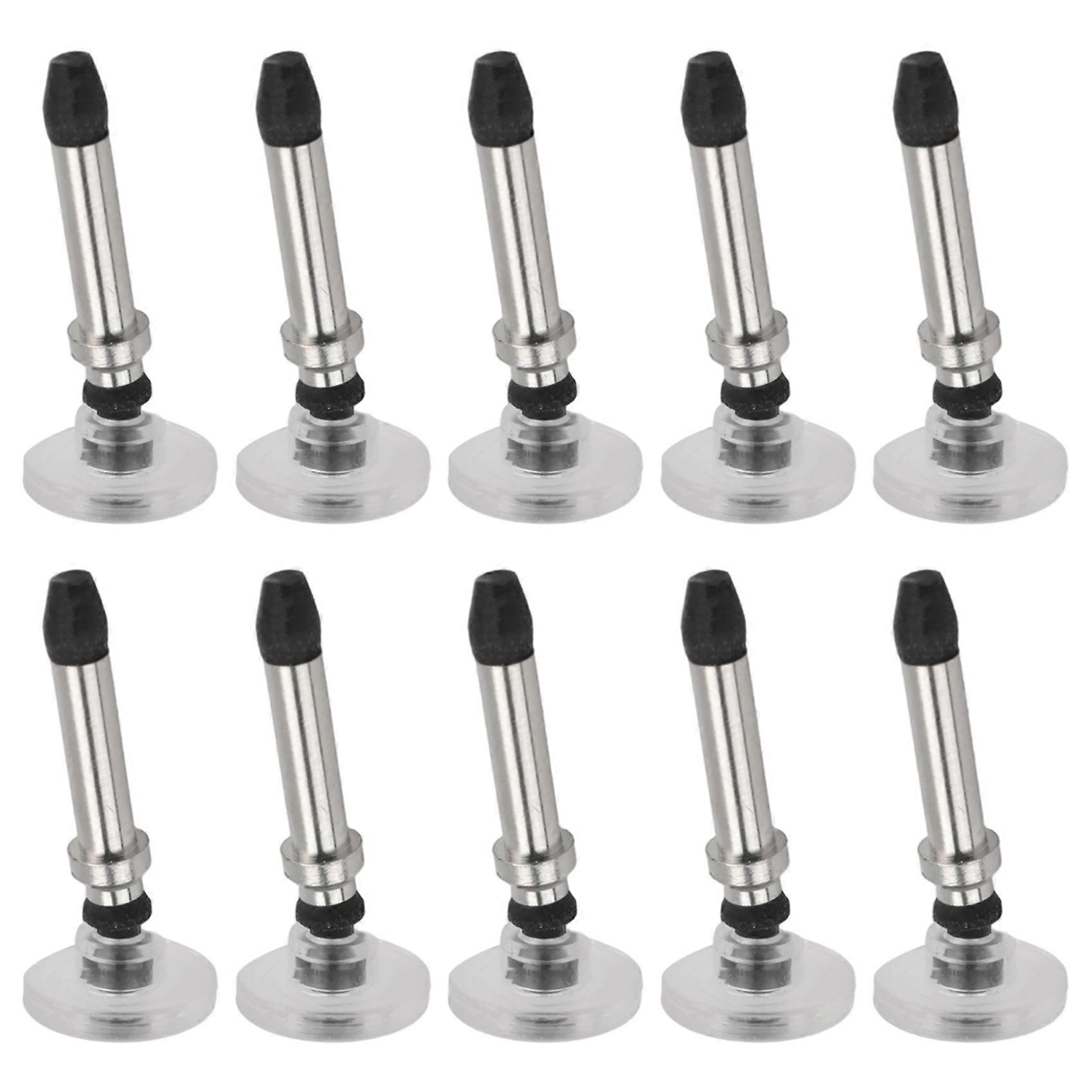 10PCS Stylus Pen Transparent Disc Capacitive Screen Touch Tip Drawing