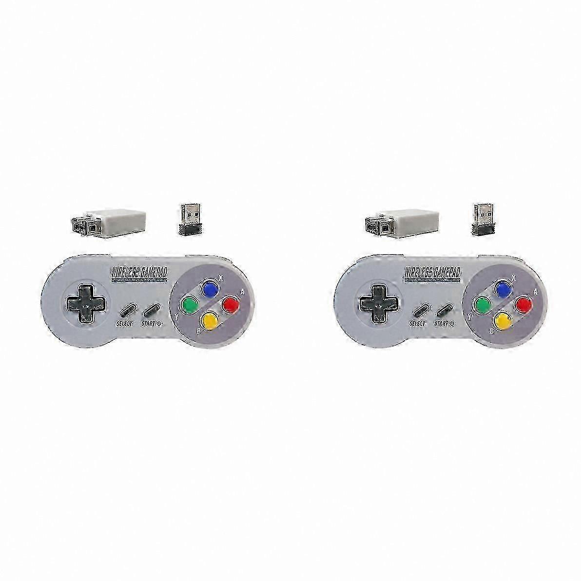 2025 2.4G Wireless Game Controller for SNES Mini, PC, Nintendo Switch, Multi-Platform Compatible Joypad