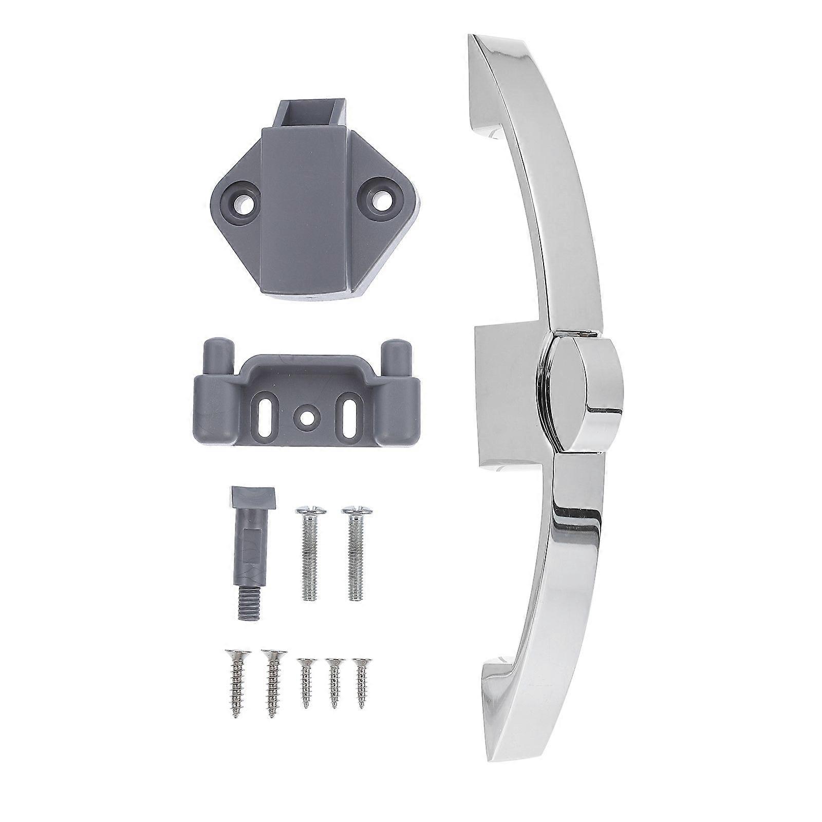 1pc Practical Button Lock Cabinet Door Handle Lock RV Switch Lock Accessory