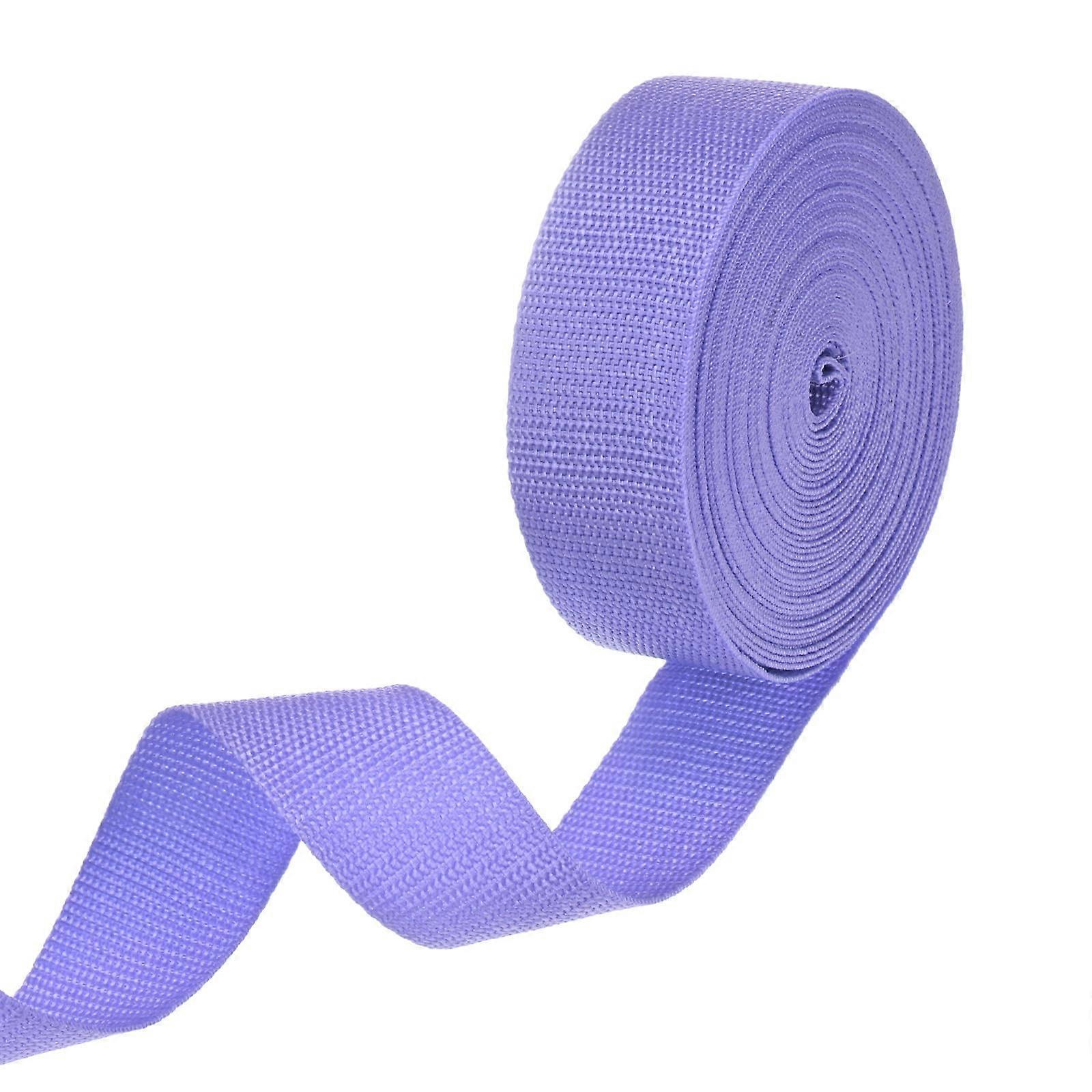 Polypropylene Webbing 1.5 Inch Blue Purple Durable Poly Strapping 10 Yards for DIY Crafting