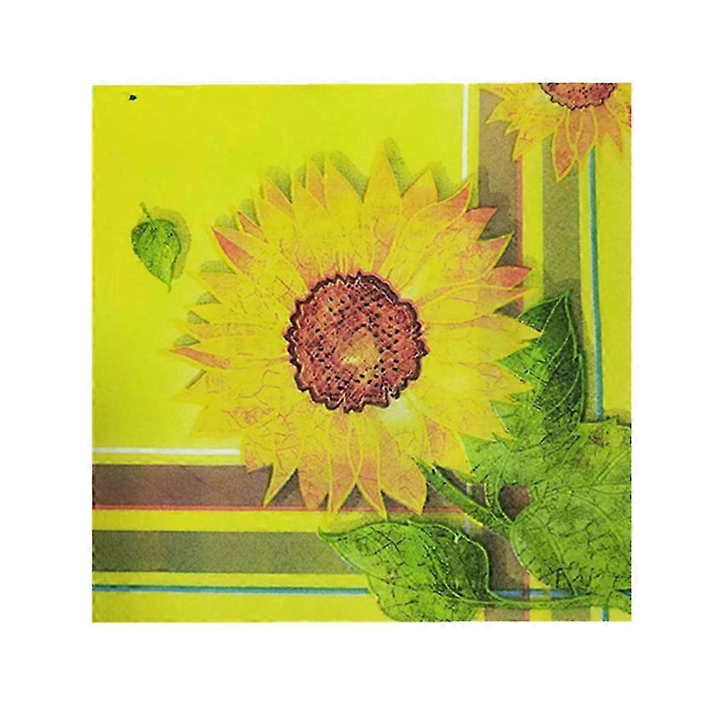 Dinner Napkins Sunflower Pattern for Party Use 40Pcs Practical Disposable Napkins