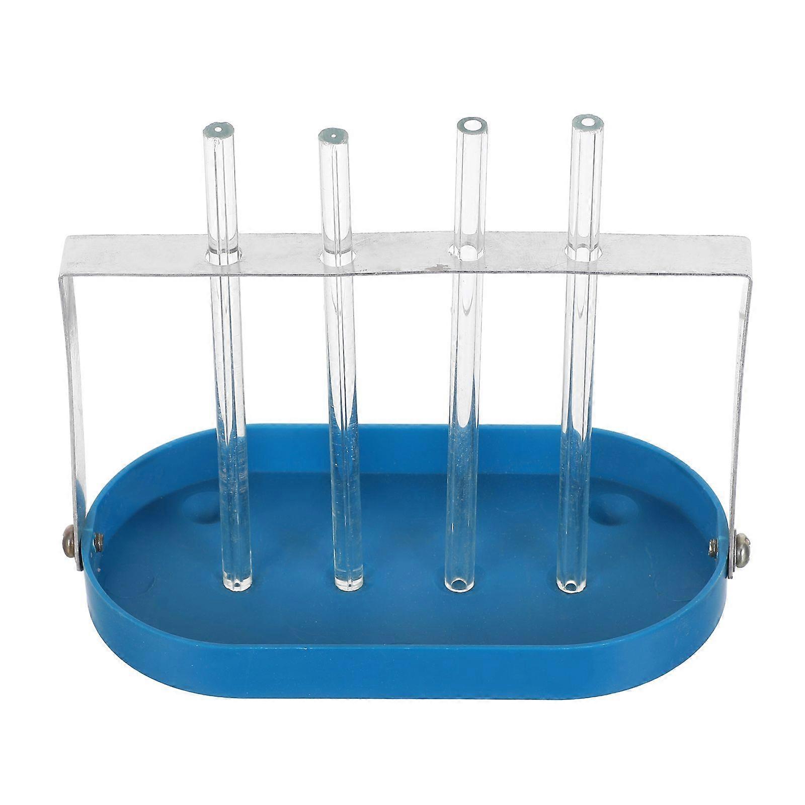 1 Set Capillary Action Experiment Tool  Multi-Size Capillary Tubes With Support Rack  Physical Classroom Lab Equipment For Science Teaching & Physics 