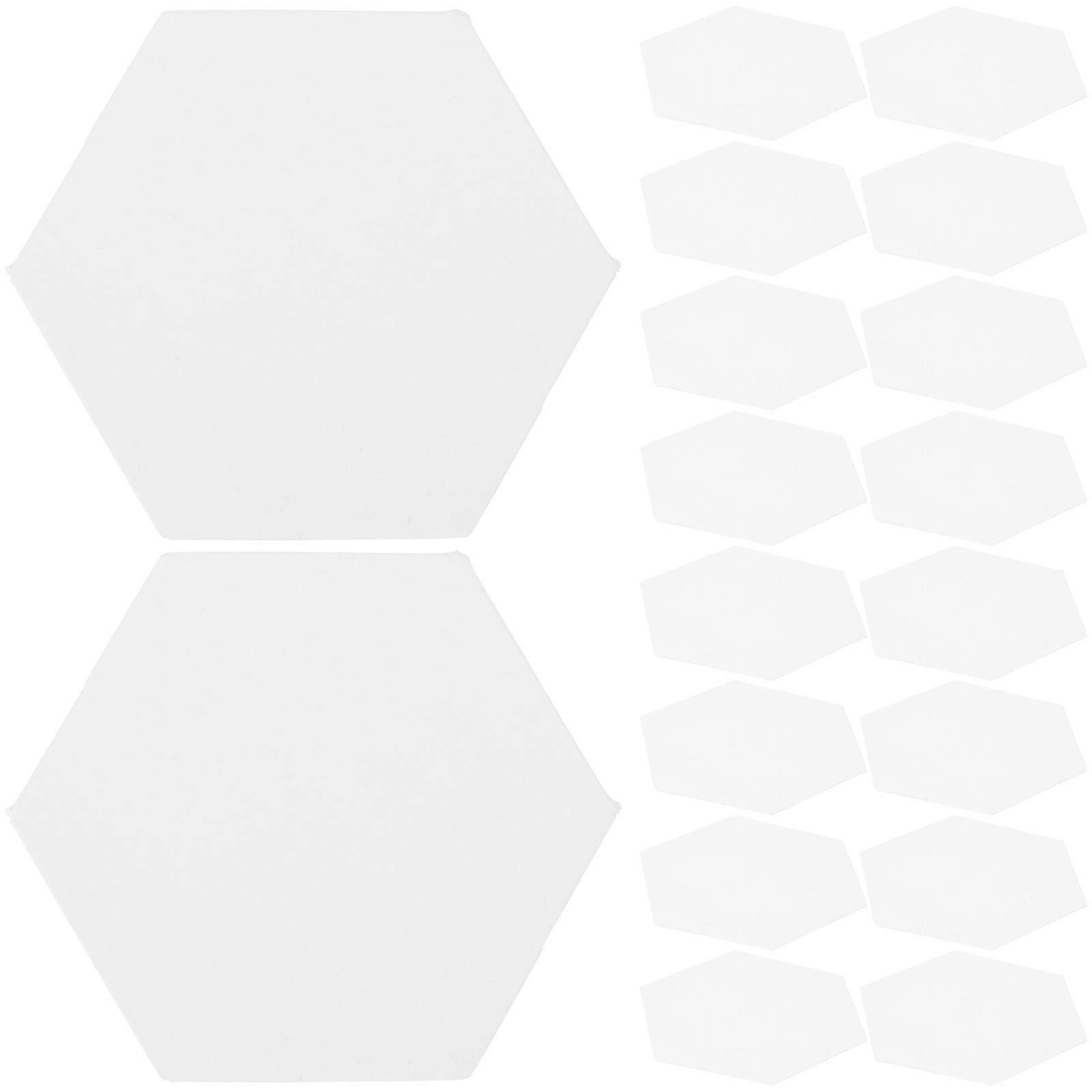 300Pcs Creative Patchwork Paper Drawing Hexagonal Paper Holiday Craft Paper Reusable Patchwork Tool