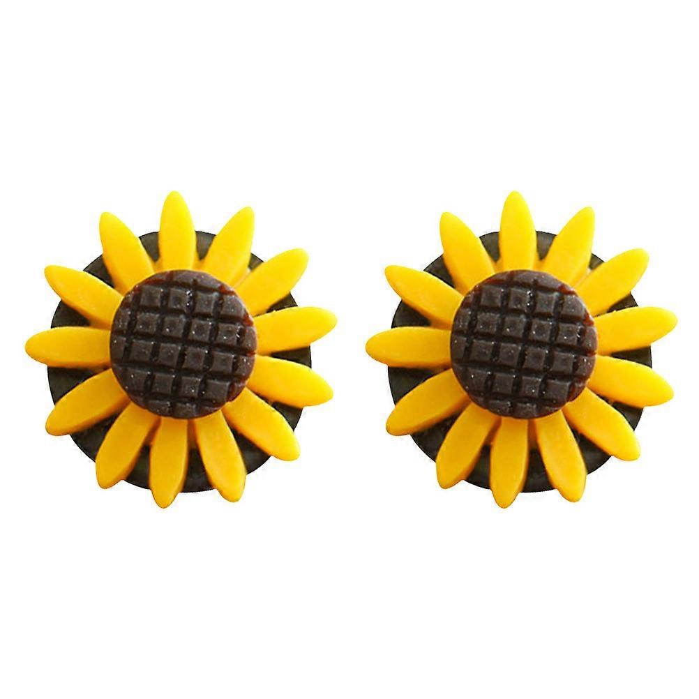 Car Aroma Clip for Car 2Pcs Plastic Sunflower Perfume Diffuser