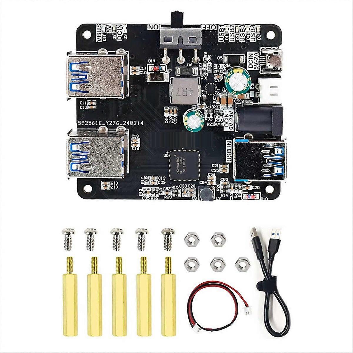 USB Hub 3.0 Multi USB Splitter 4 USB Port with Micro-Charge Power