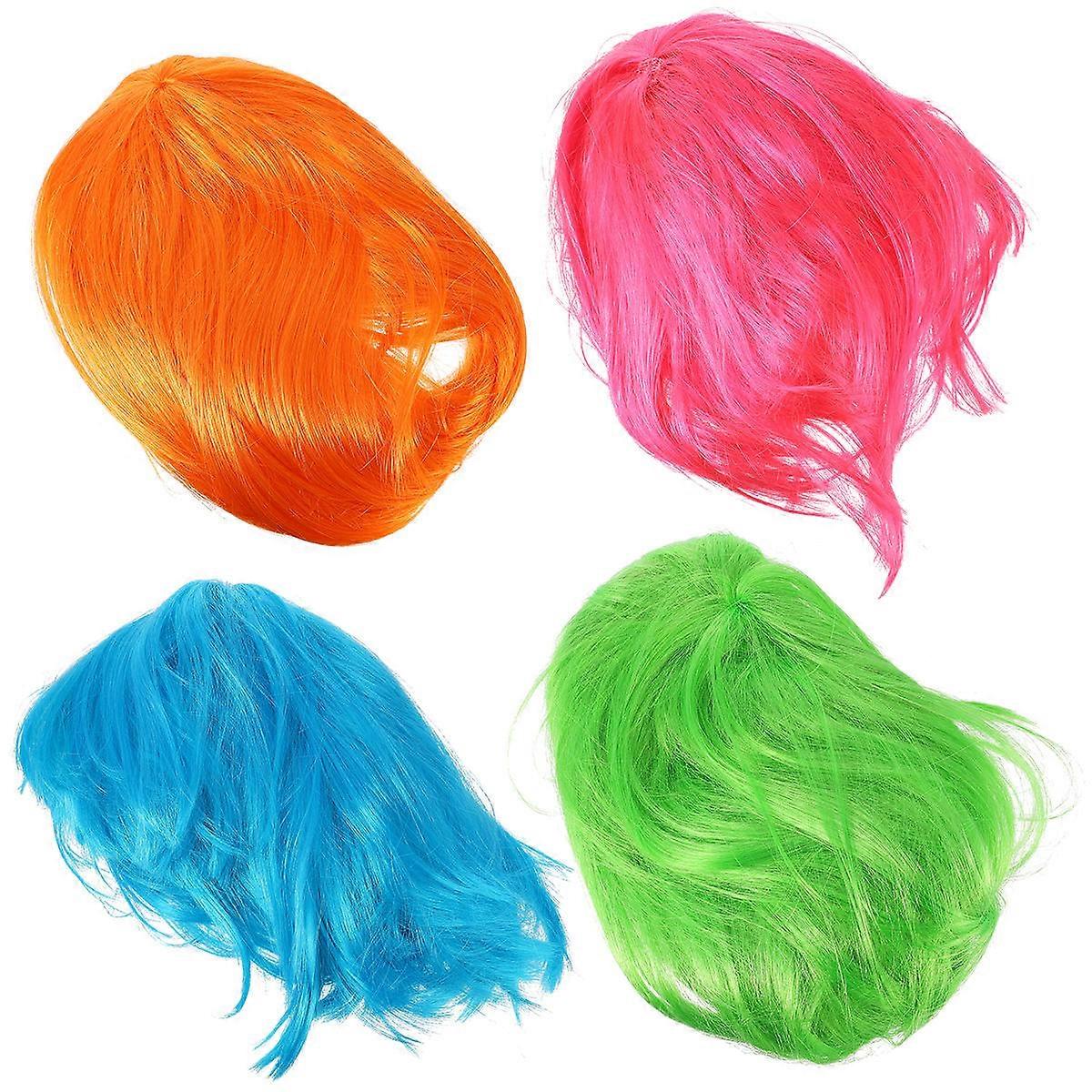 Students Wig 4Pcs Adorable Wig Students Style for Decoration
