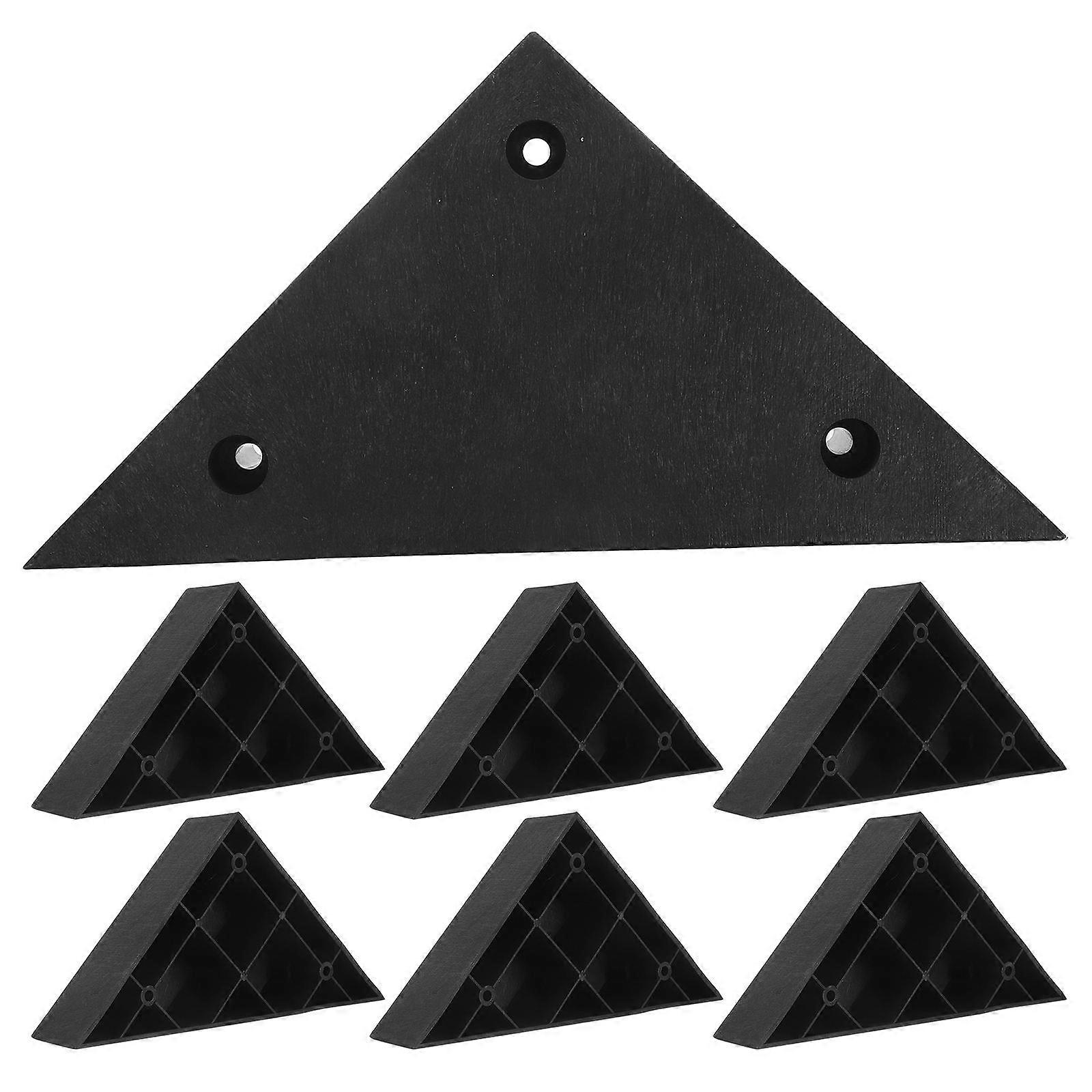 Couch Legs Plastic Triangle Sofa Legs Replacement for Furniture 16Pcs