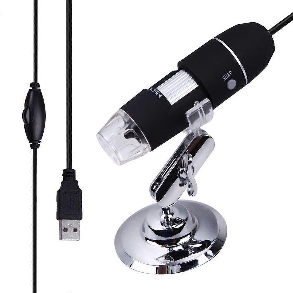 USB Digital Microscope 20X1000X with 8 LED Lights Digital Endoscope Camera for Electronics