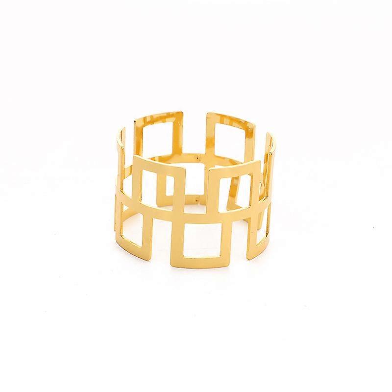 10 Napkin Rings with Openwork Paper Design